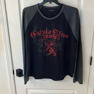 Calvin Klein Jeans Men’s Long Sleeve T-shirt Size XL